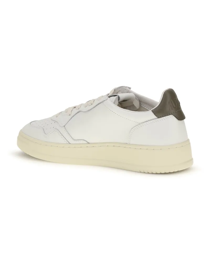AUTRY Men's Sneakers Medalist Low White-Chocolate Trainers White/chocolate 