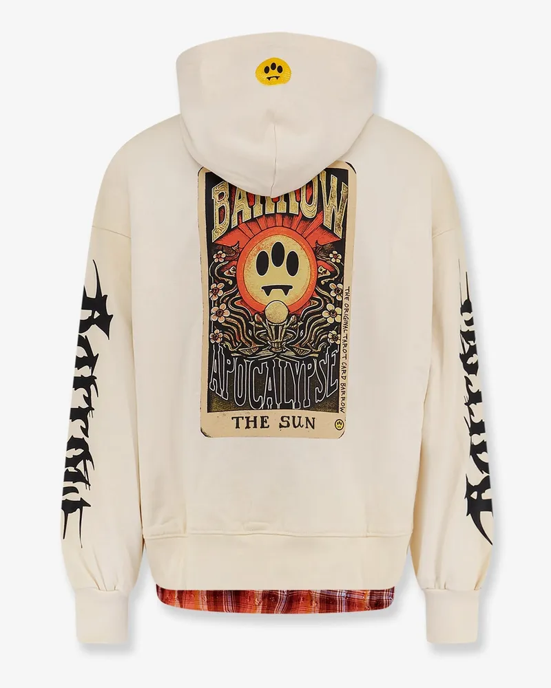 BARROW Men Cotton Sweatshirt Beige Sweatshirts Sweater Beige