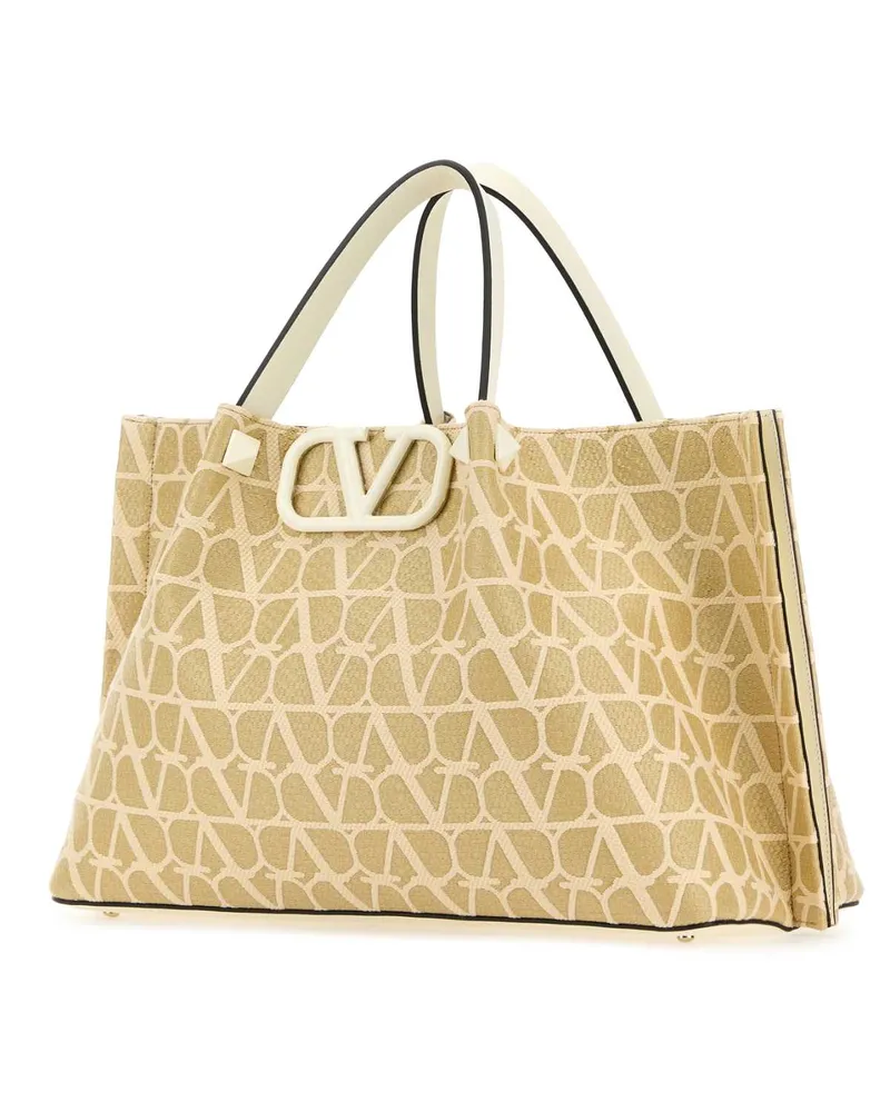 Valentino Garavani 4w2b0k39zru Yt3 Naturaleivory Exterior: Fabric Borse A Mano Bag Beige