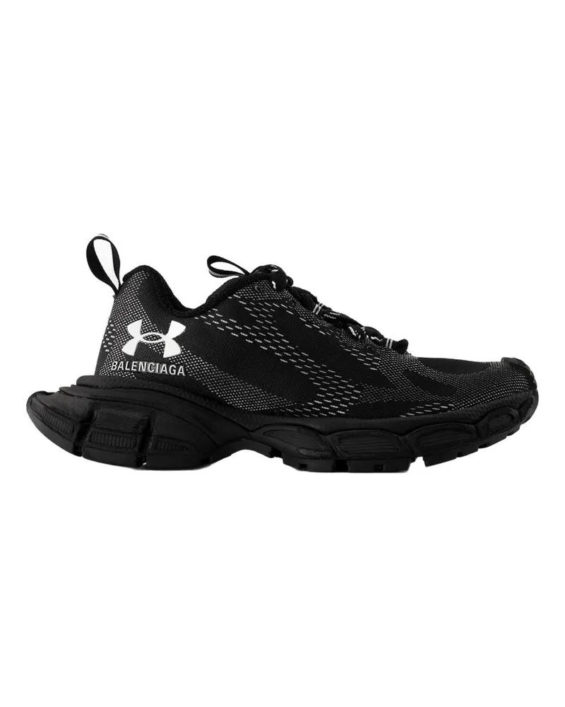 Balenciaga Women's 3xl Sneakers -  Synthetic Black-White Shoes Black