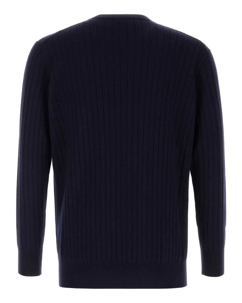 Bottega Veneta Men's Cardigan Navy Wool Navy