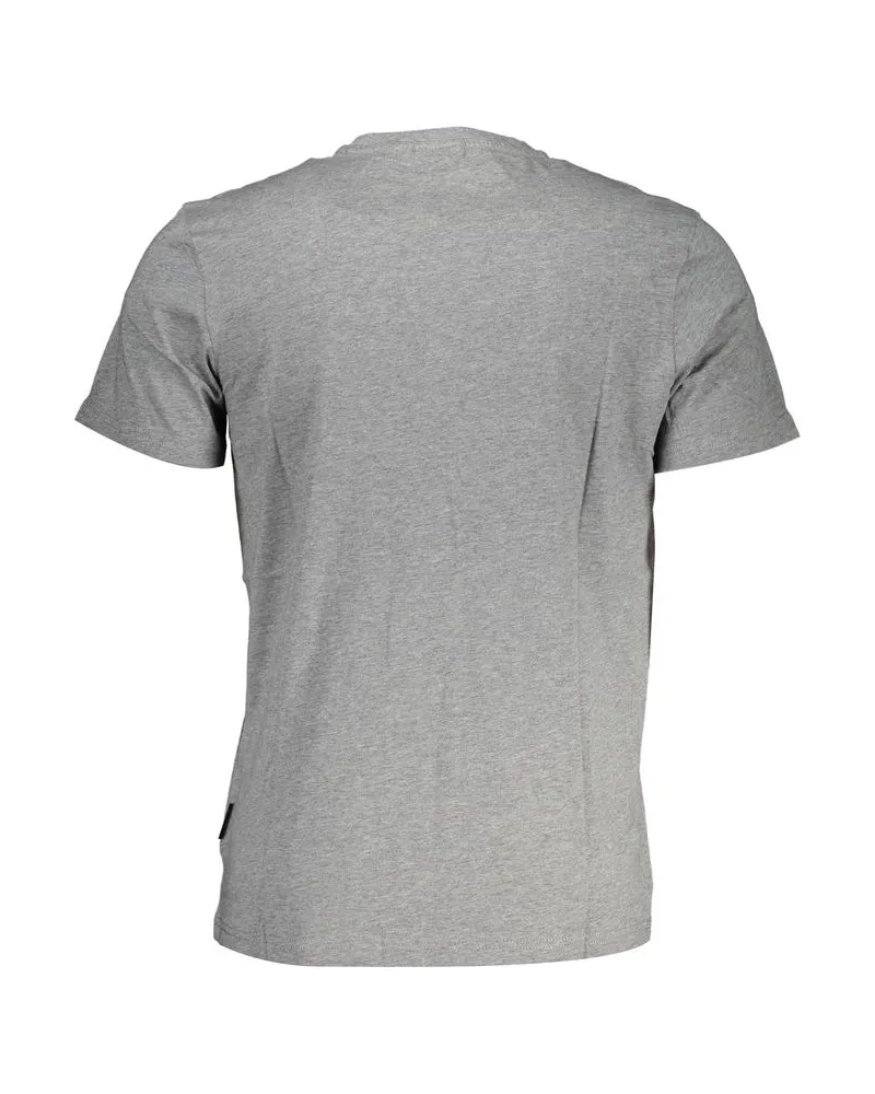 Napapijri Cotton Crew Neck T-Shirt — Gray Gray