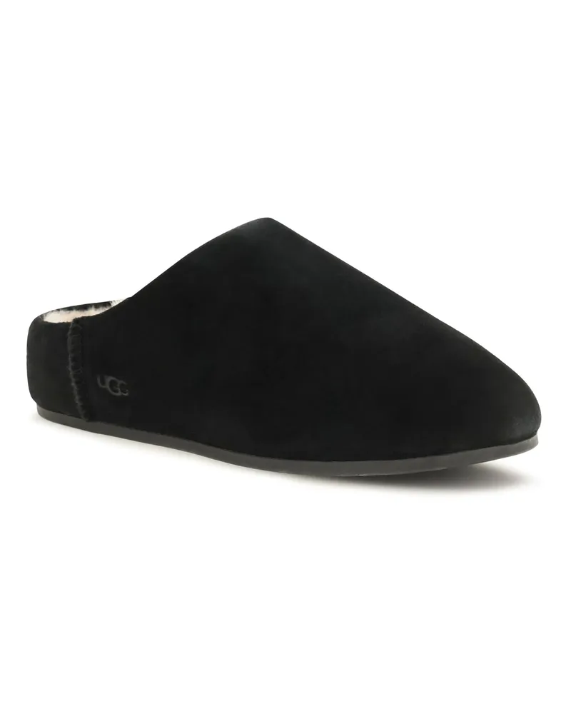 UGG Women's Elea Slip-On Mules Black Upper: Mutton; Sole: Rubber Sandal Black