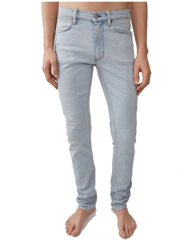 Acne Studios Men's Blue Cotton Skinny Jeans Clothing Blue
