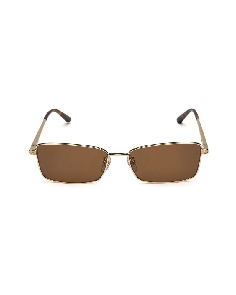 Furla Women's Sunglasses Rose Gold-Brown Metal Eyewear - Gold/brown Brown