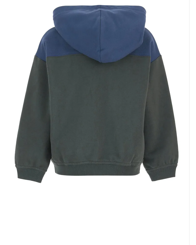 Gucci Boys' Zip-Up Hooded Sweatshirt Multicolour Cotton Hoods & Sweatshirts Multicolor