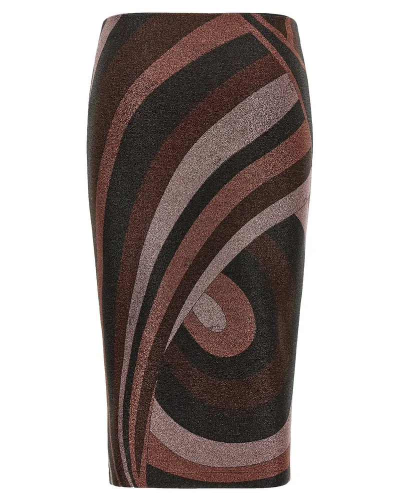Emilio Pucci Iride Skirt — Black Black