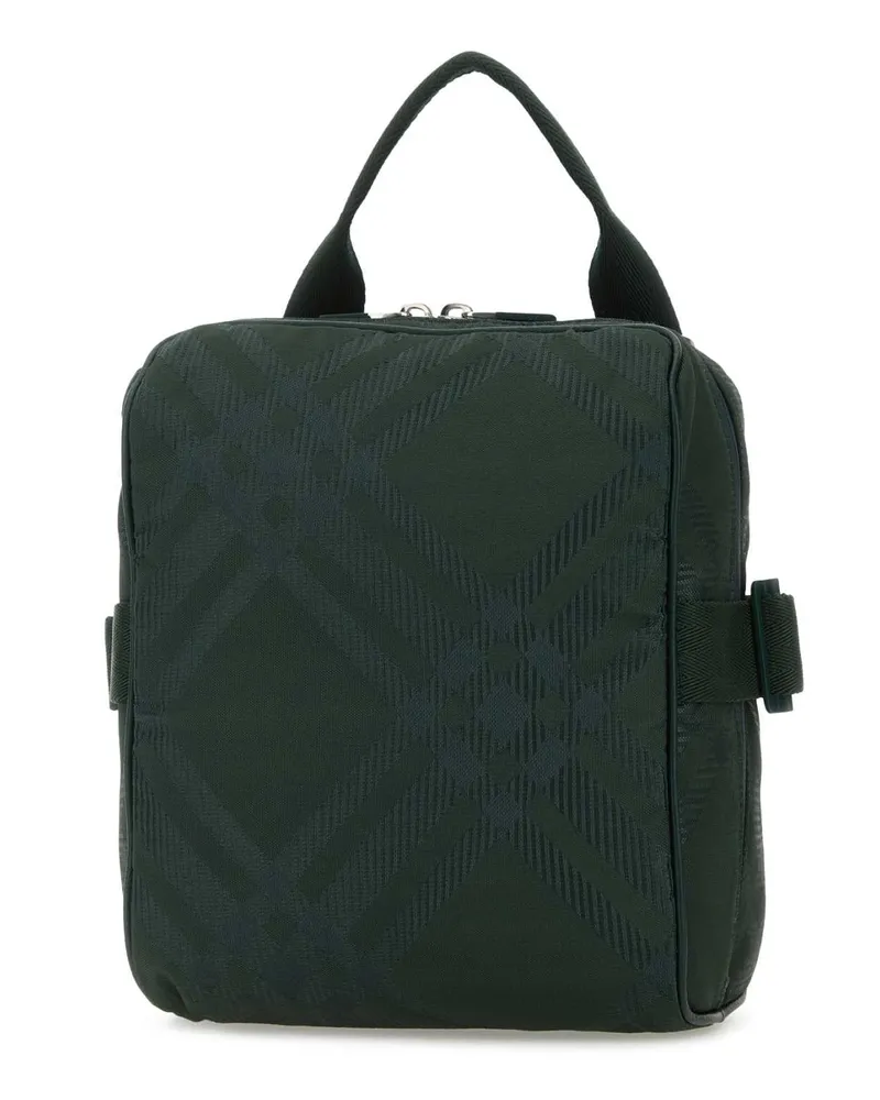 Burberry Men's Bottle Green Fabric Crossbody Bag Vine Borse A Tracolla Green