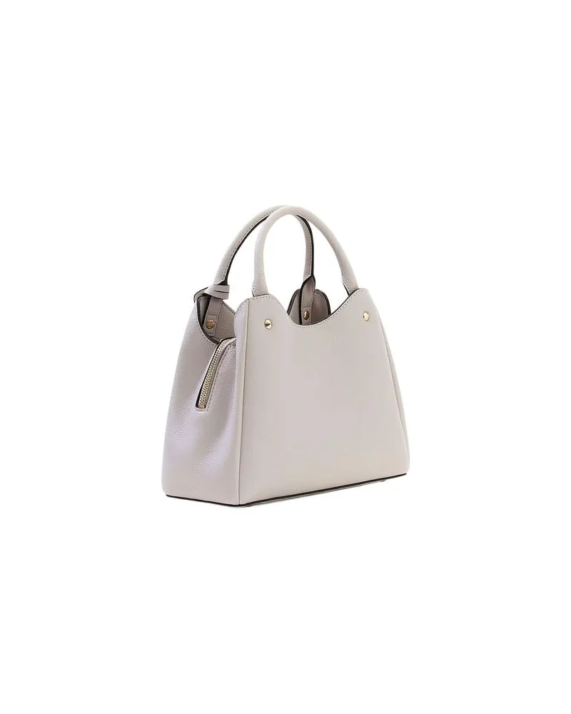 Guess Women's Handbag Ivory Polyurethane Bags - Handbags Beige