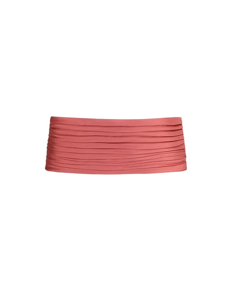 Valentino Garavani Pleated Satin Viscose Belt — Multicolor Multicolor