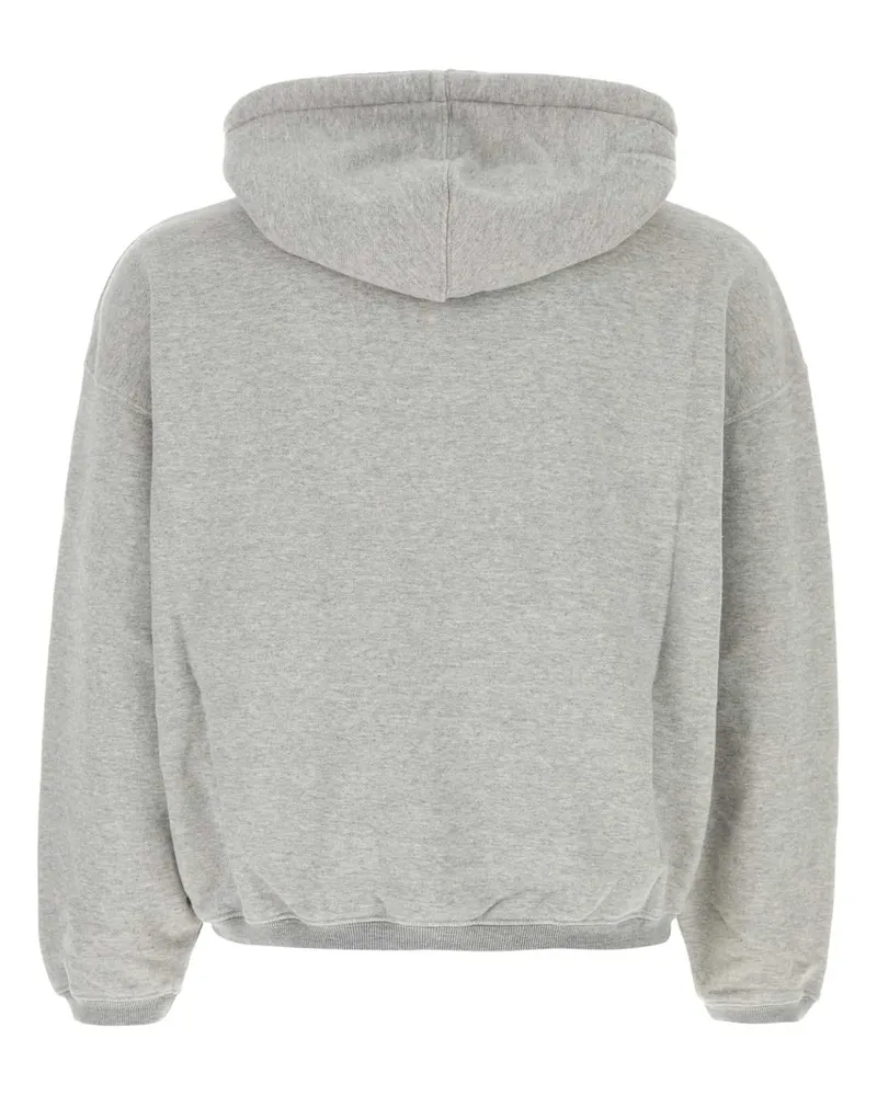1989 STUDIO F04mmc005fle001 Melangegrey Exterior: Cotton Felpe Sweater Gray