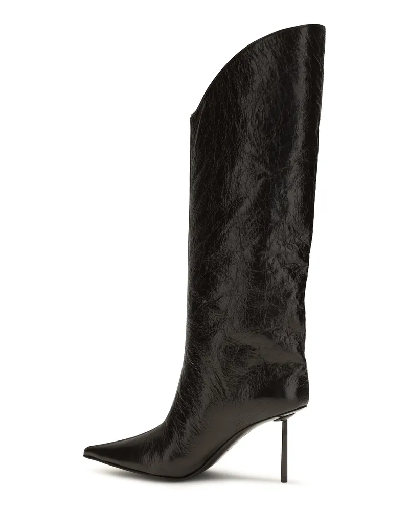 Le Silla Futura High Boots — Black Black