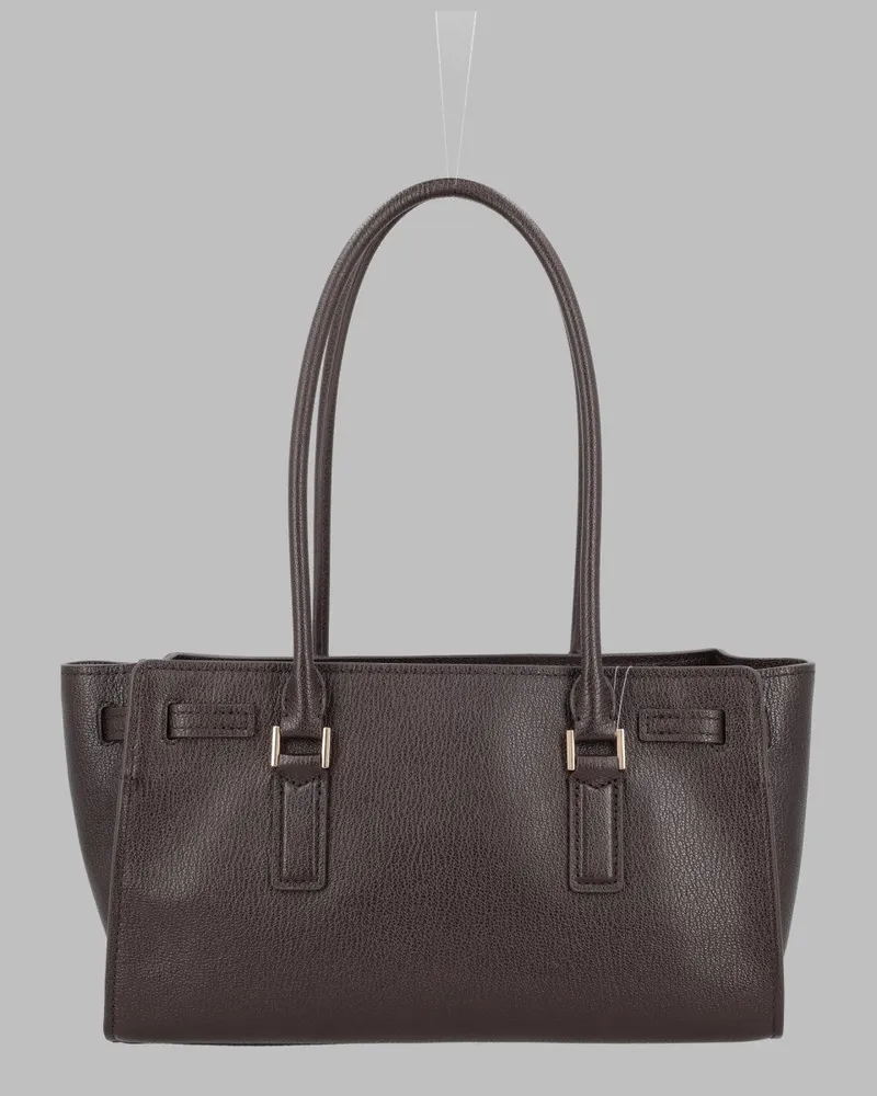 Michael Kors Leather Shoulder Bag — Brown Brown