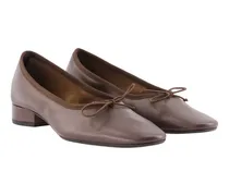 Women's Onda Pumps -  Leather Brown Calfskin Shoes