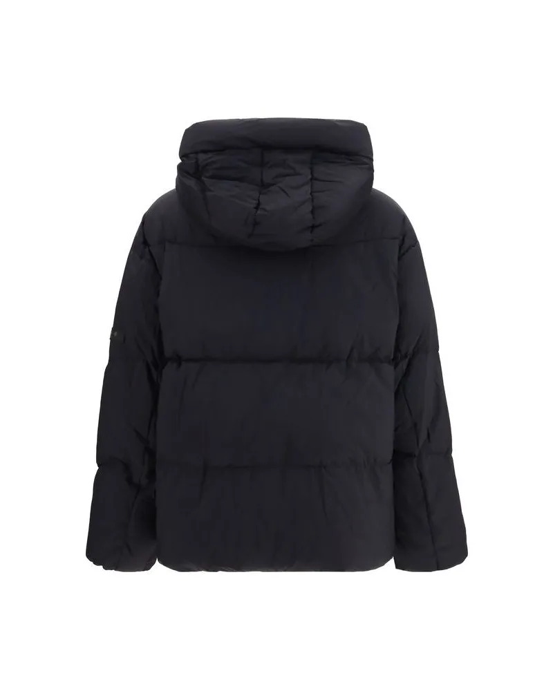 TATRAS Women's Black Nylon Full-Length Jacket Clothing Black