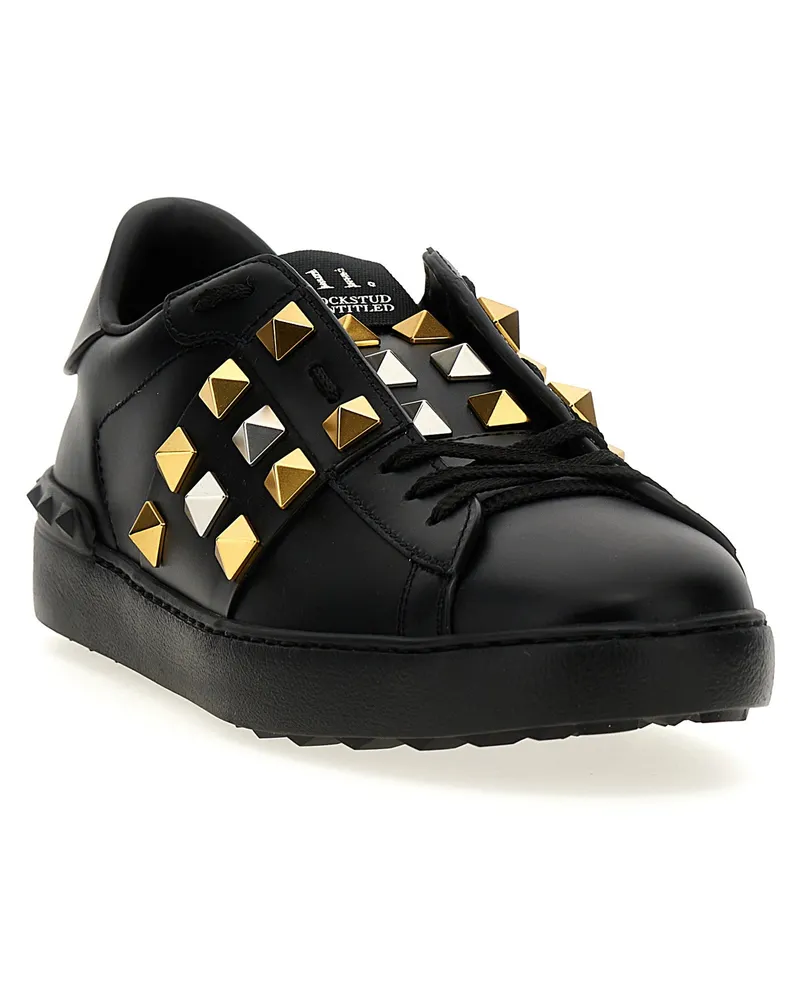 Valentino Garavani Rockstud Sneaker — Black Black