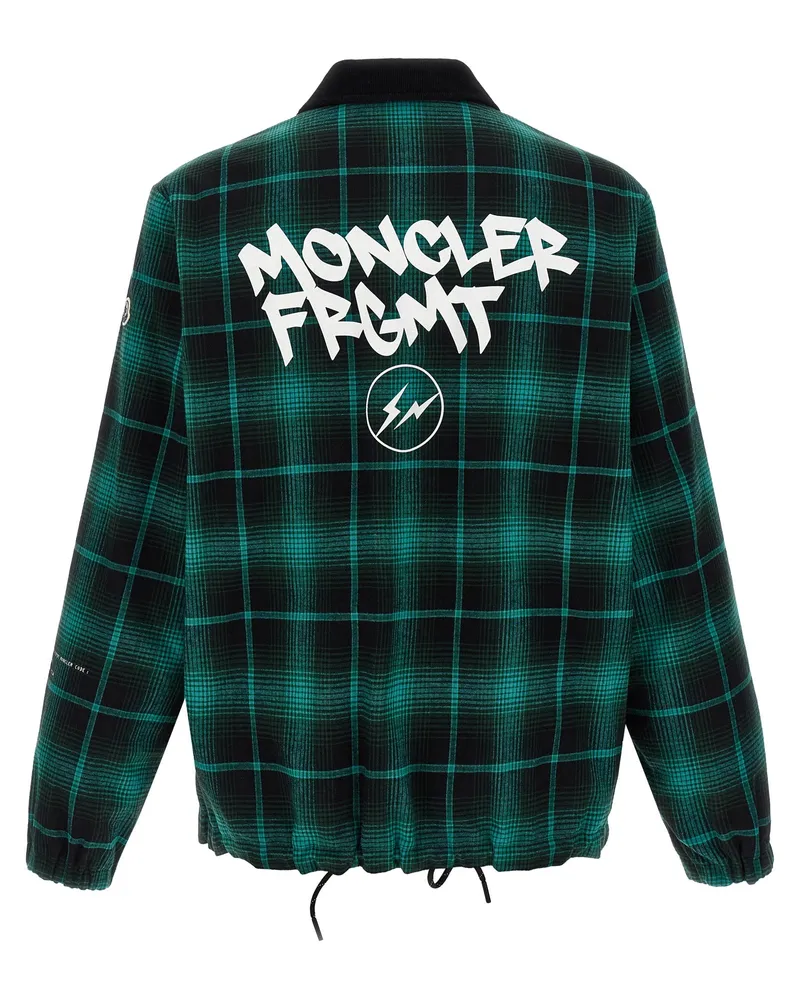 Moncler Reversible Checked Cotton Jacket Bicolor