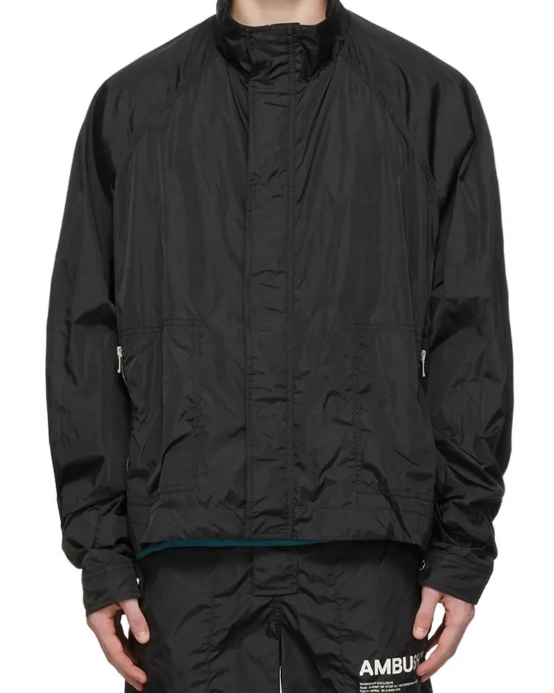AMBUSH Women Black Polyamide Shell Jacket Clothing Black