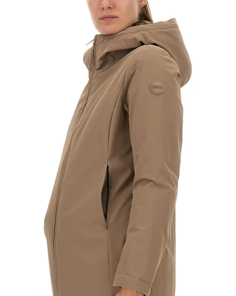 Colmar Lightweight Polyamide Down Jacket — Brown Brown