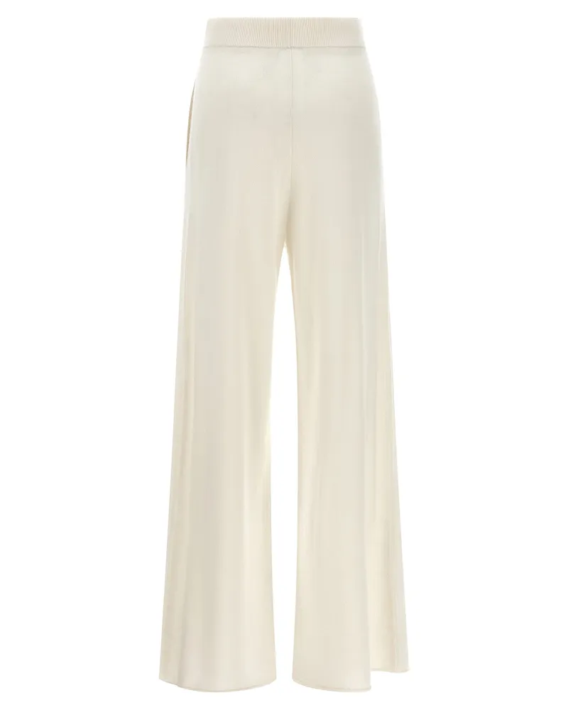 Max Mara Women's White Cashmere Casual Pants White