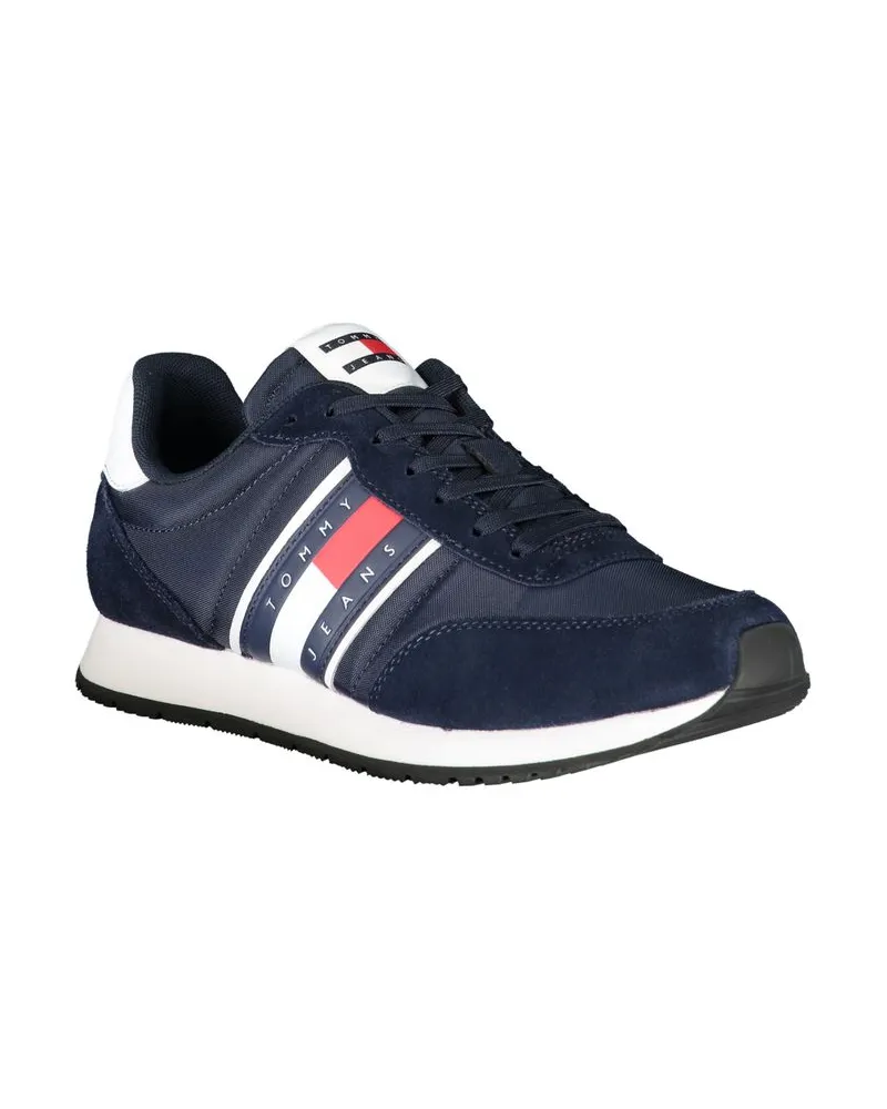 Tommy Hilfiger Color-Block Lace-Up Sneaker — Navy Navy