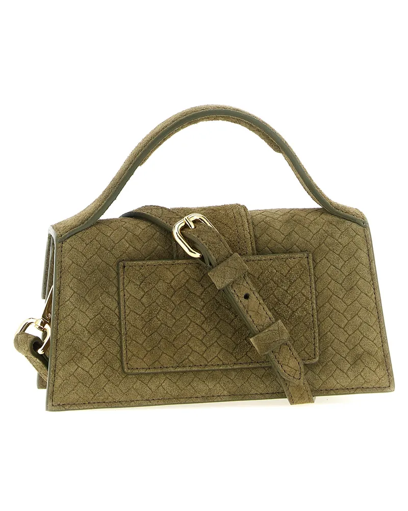 Jacquemus Women's Shoulder Bag Green Calfskin Leather Green