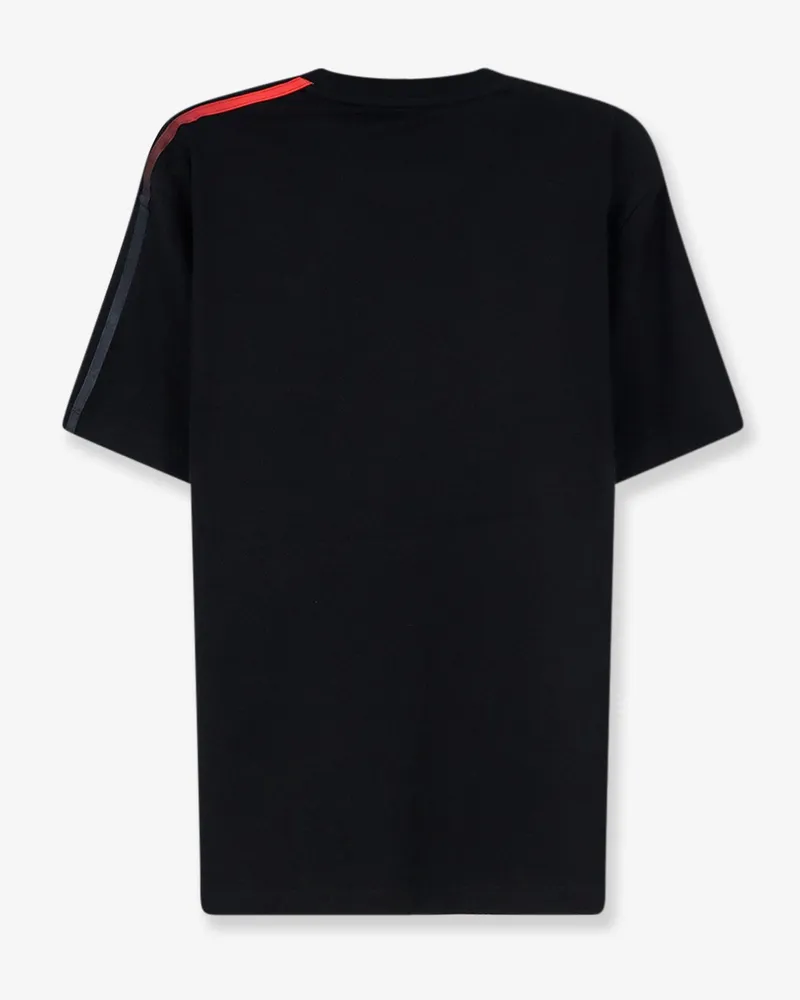 adidas Men T-Shirt Y-3 Gradient Cotton Black T-Shirts And Polos Black