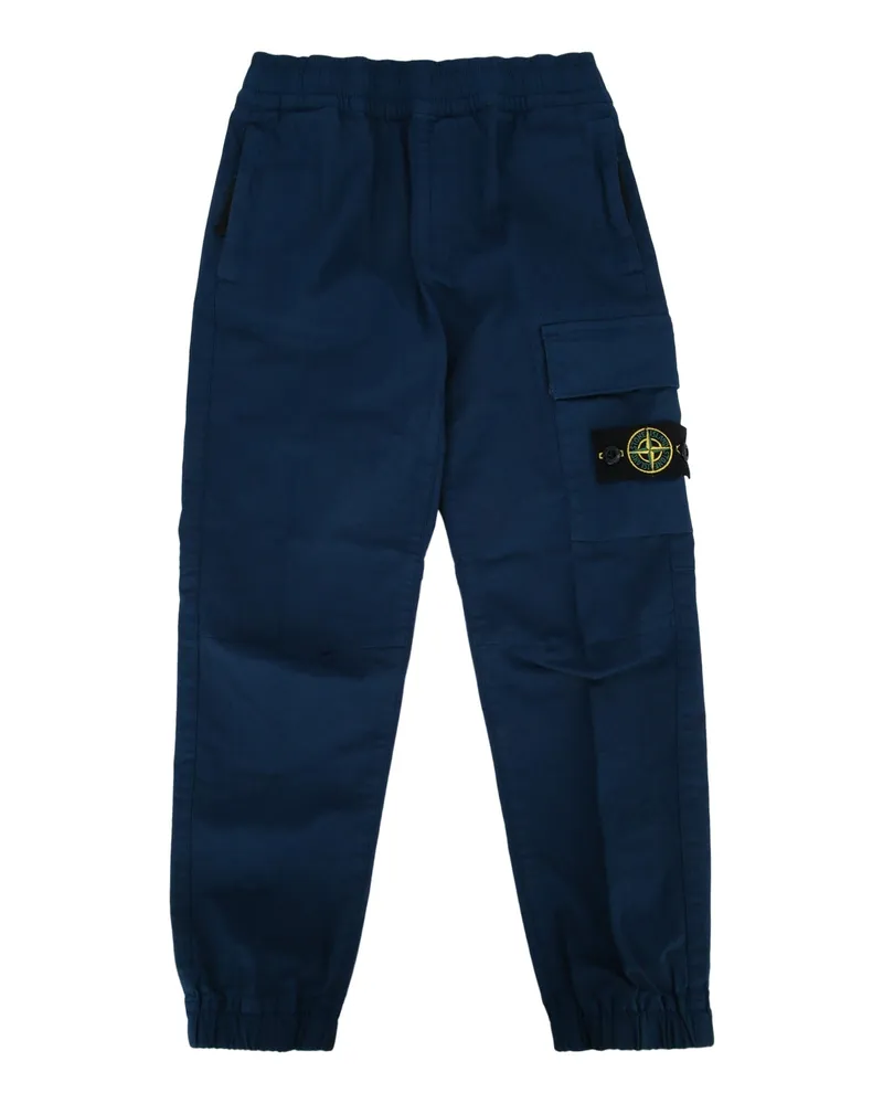 Stone Island Cotton Blend Cargo Cargo Pants — Navy Navy
