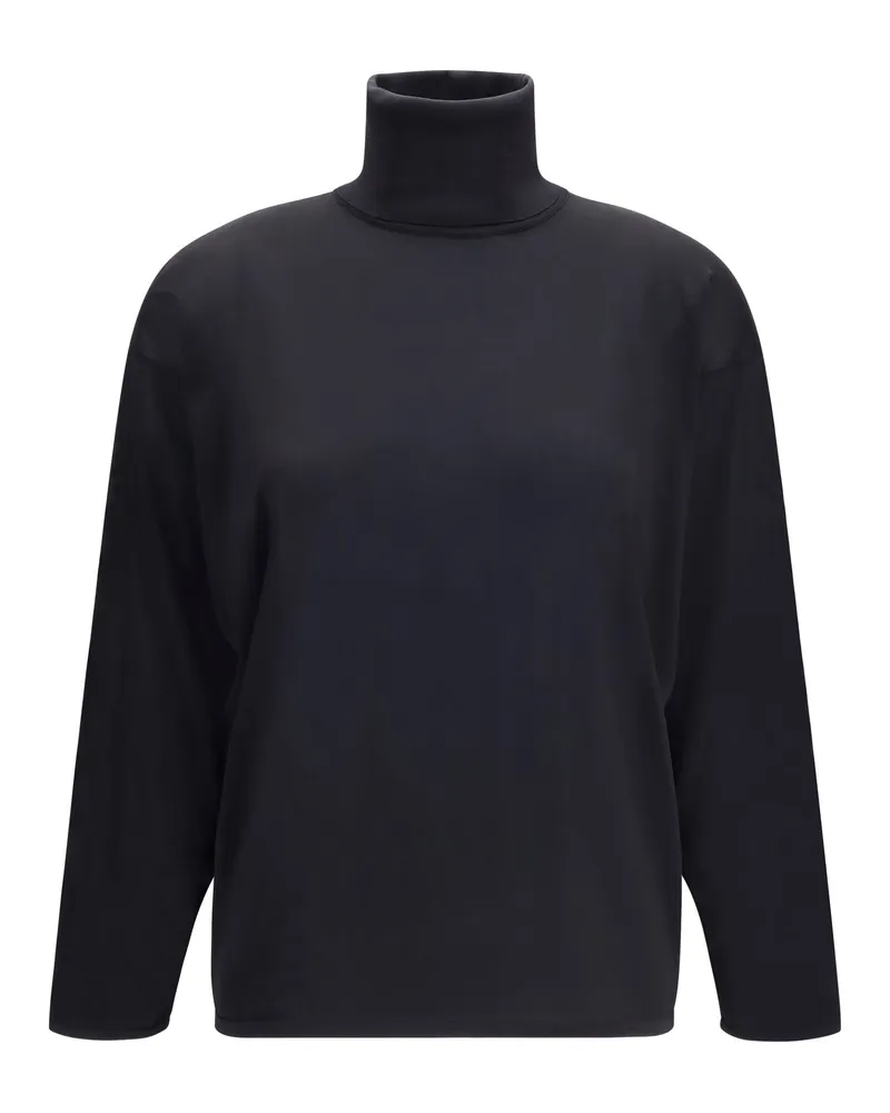 Gucci Women's Sweater Extra-Fine Silk Black Tops Top 