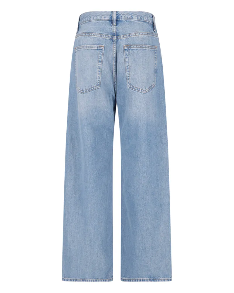 Frame Denim Women's Jeans Light Blue Cotton Blue