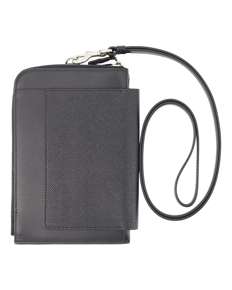 Balenciaga Unisex Passport Holder -  Leather Black Calfskin Accessories Passport-Holder Black
