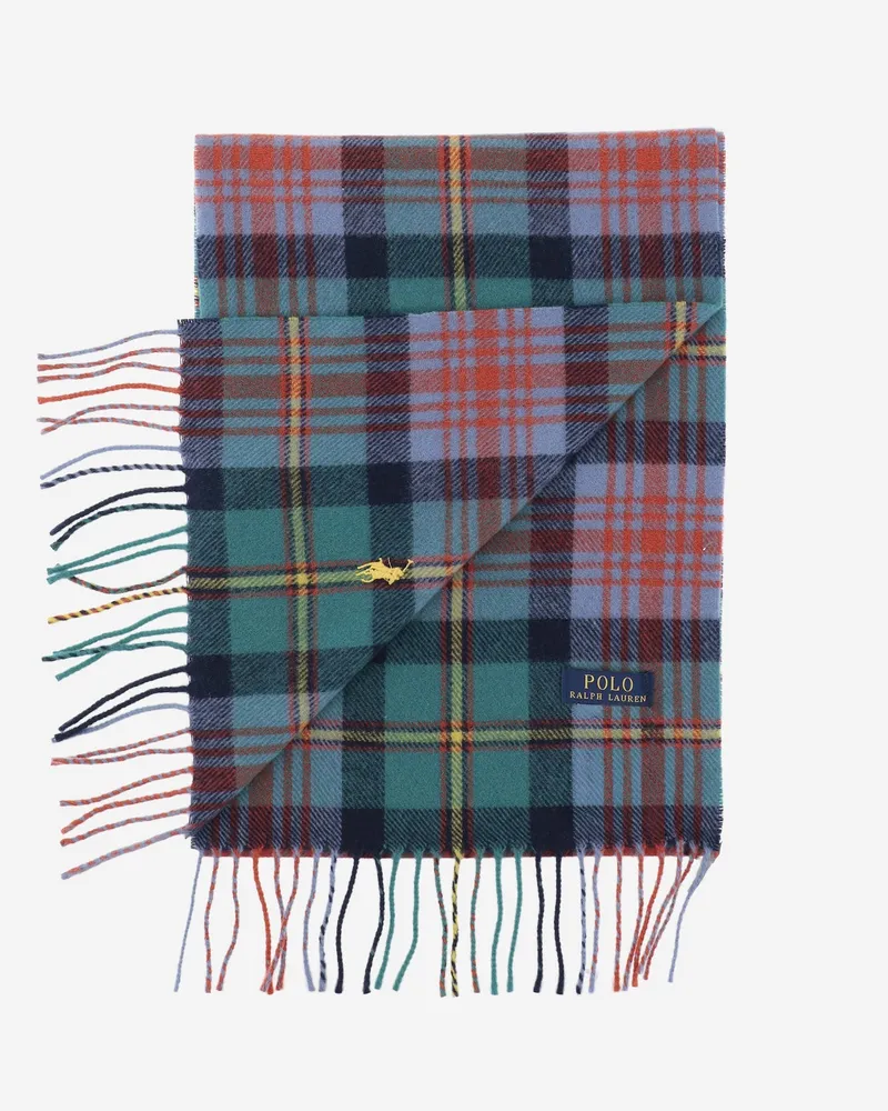Ralph Lauren Men's Wool Scarf Multicolour Scarfs Multicolor