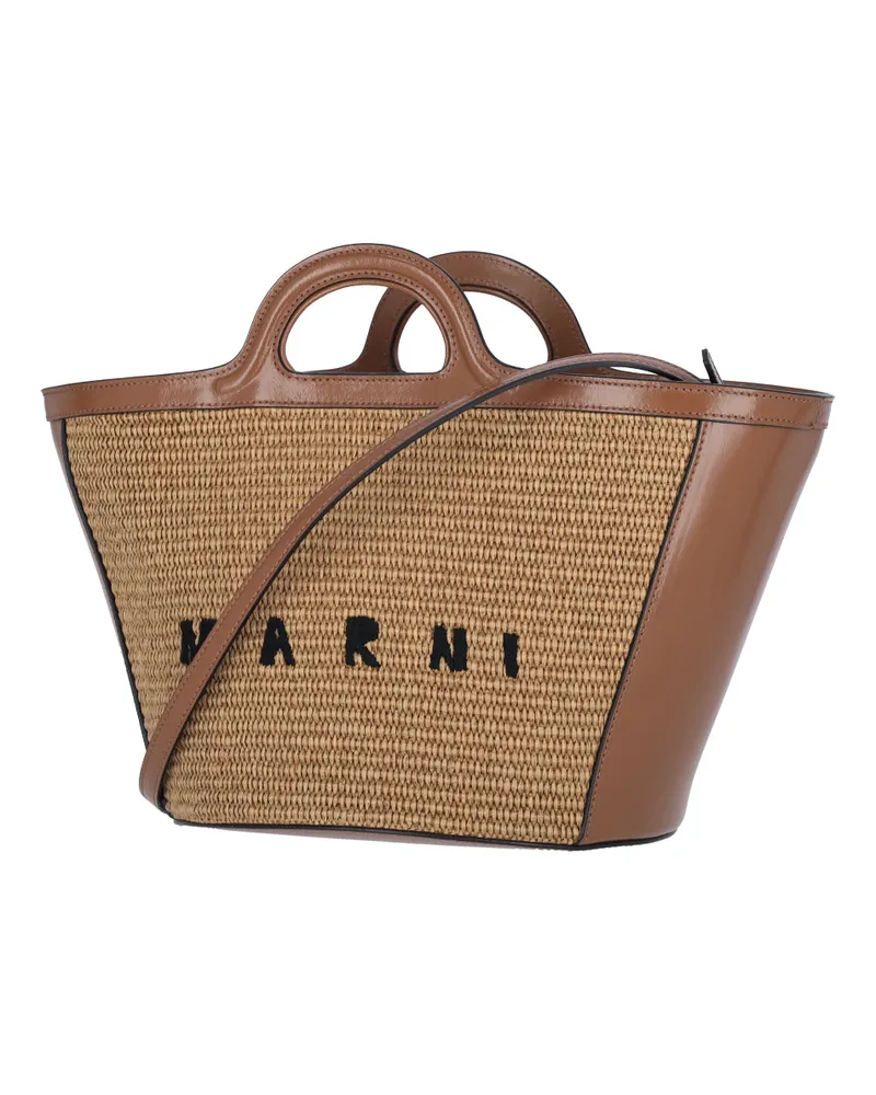 Marni Women's Bags Beige Cotton Beige
