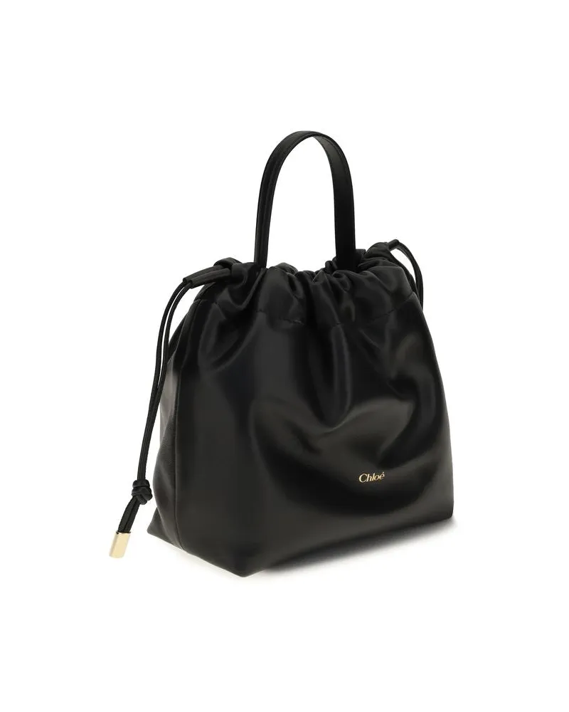 Chloé Women's Black Lamb Ovis Aries Shoulder Bag Black