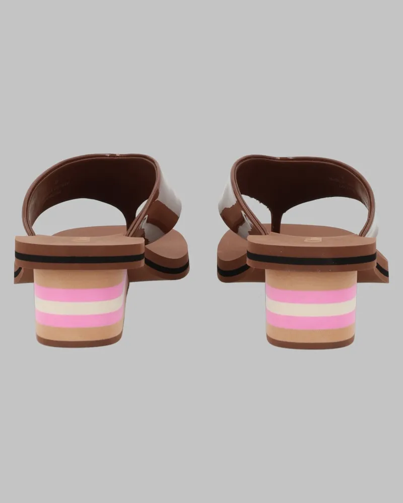 Chloé Wedge Sandals — Brown Brown