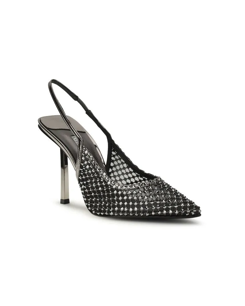 Le Silla Women's Gilda Heel Black Nylon Black