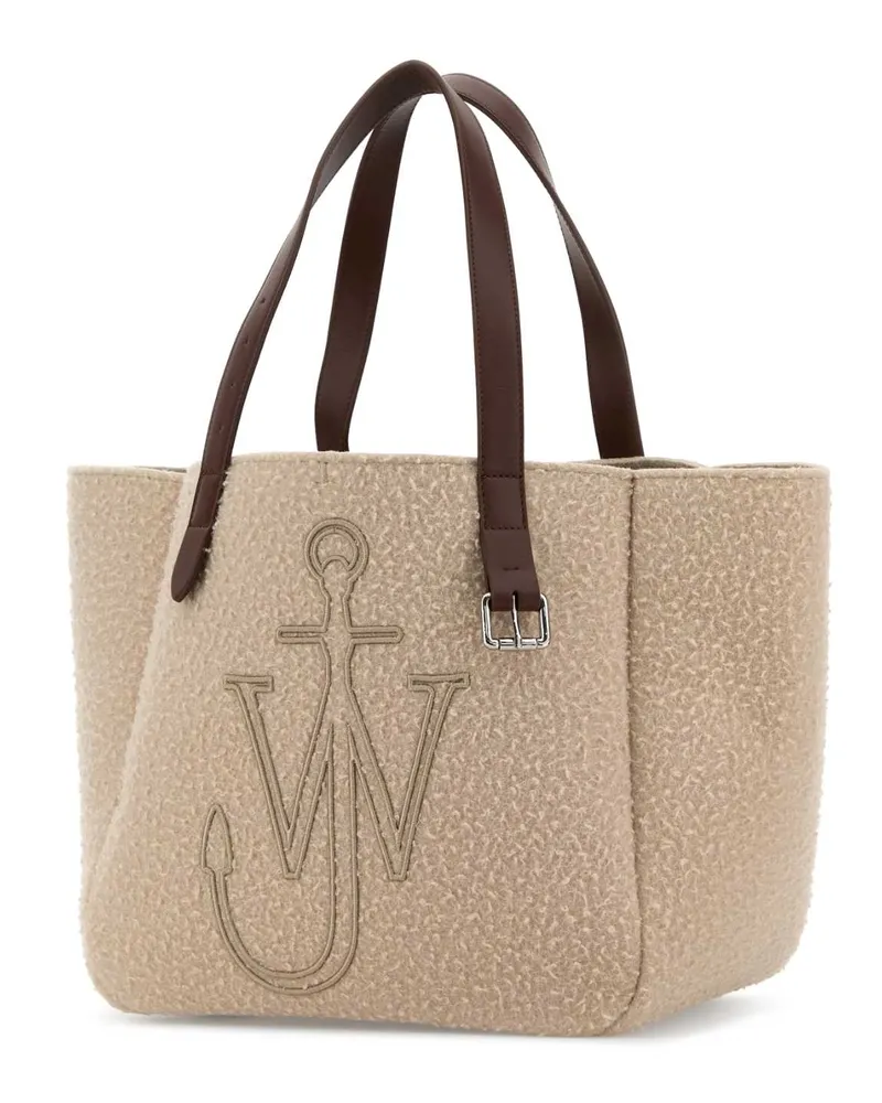 J.W.Anderson Women's Beige Fabric Belt Shopping Bag Borse A Mano Beige