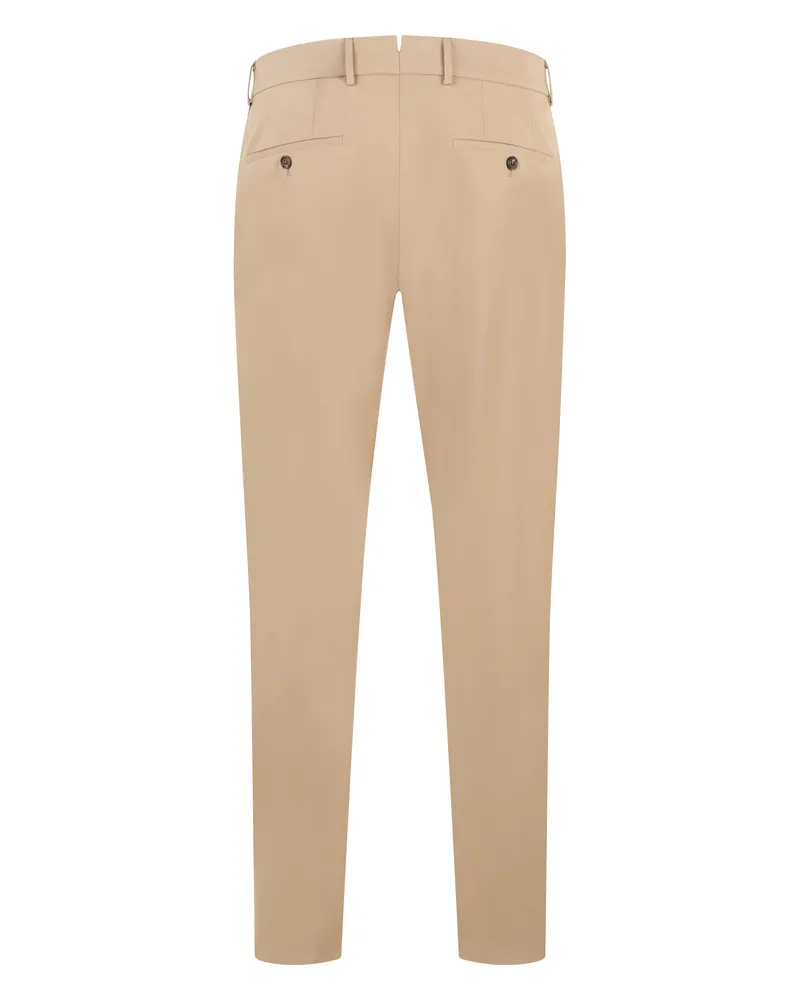 Slowear Men's Trousers Slim-Fit Cotton Light Walnut Beige