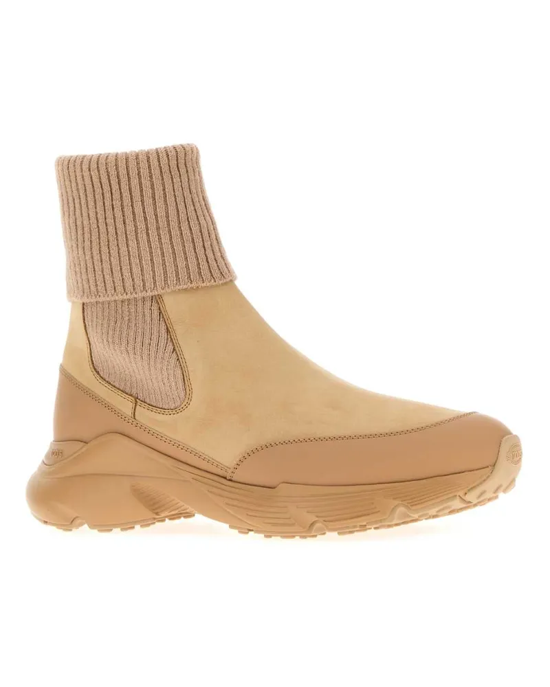 TOD'S Women's Beige Suede Ankle Boots C205carnemedioc807nocciolach Stivali Beige