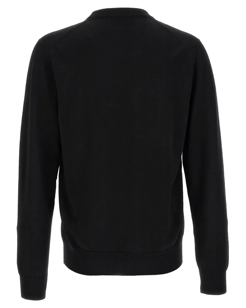 Dolce & Gabbana Men's Black Virgin Wool Cardigan Clothing Black