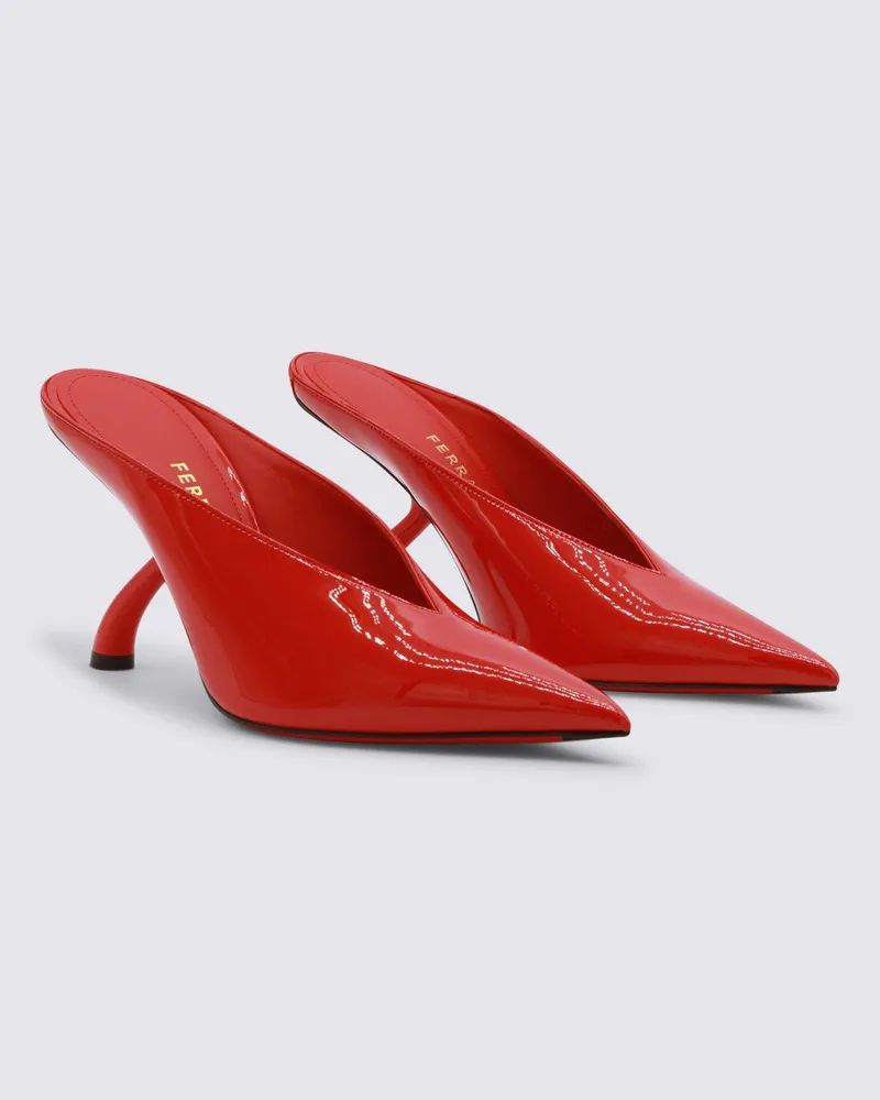 Ferragamo Women's With Heel Red _le High Shoes Red