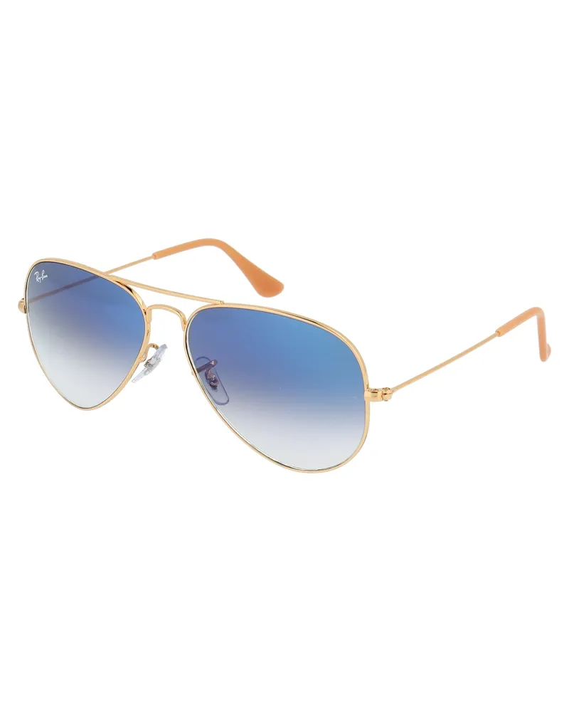 Ray Ban Unisex Sunglasses Aviator Gold Arista Metal Gold