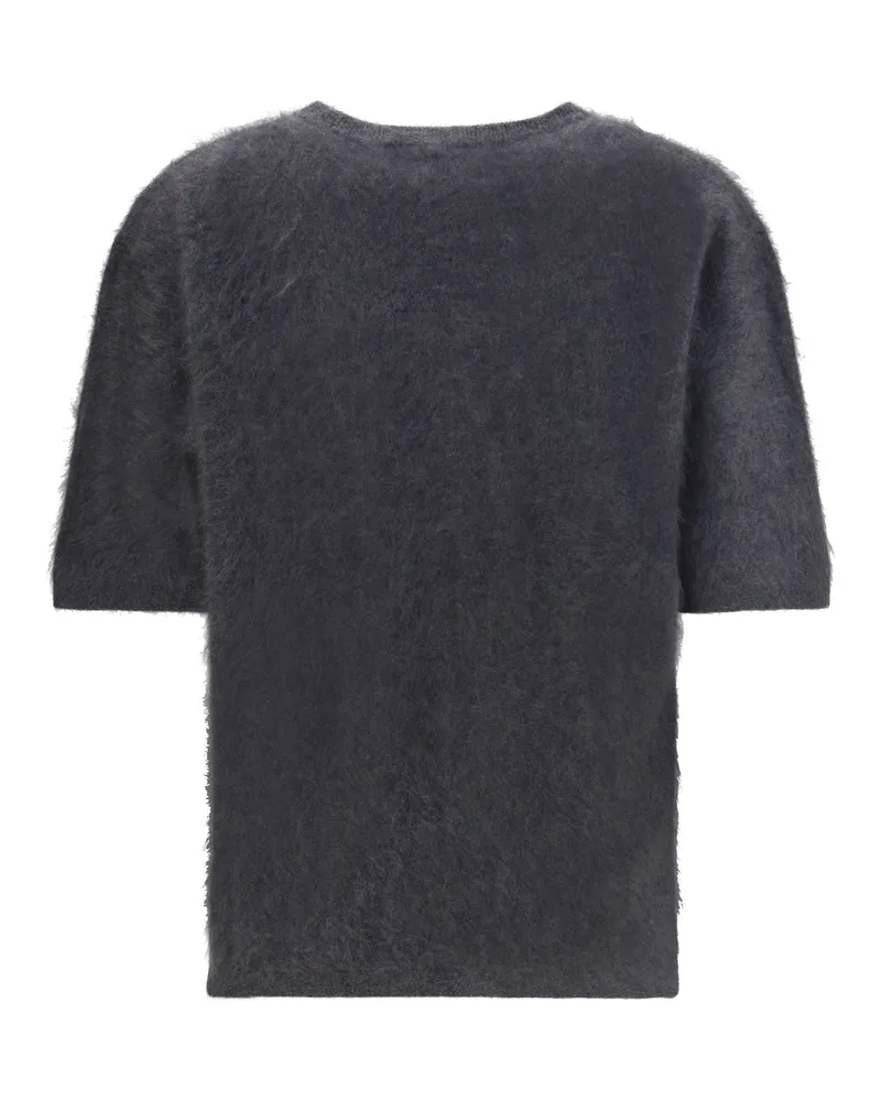 Lisa Yang Women's Maren Sweater Graphitebrushed Kashmir-Capra Hircus Kashmir/capra Gray