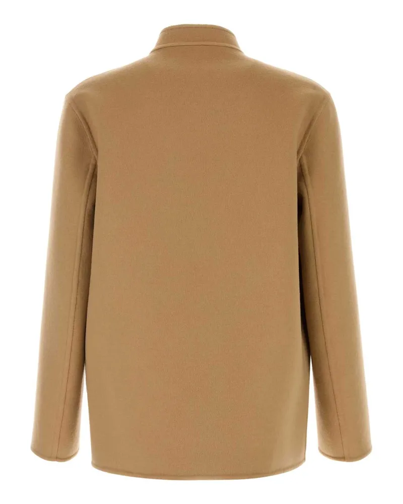 Valentino Garavani Men's Camel Wool Blend Jacket Cammellonocciola Virgin Silk Giubbini Beige
