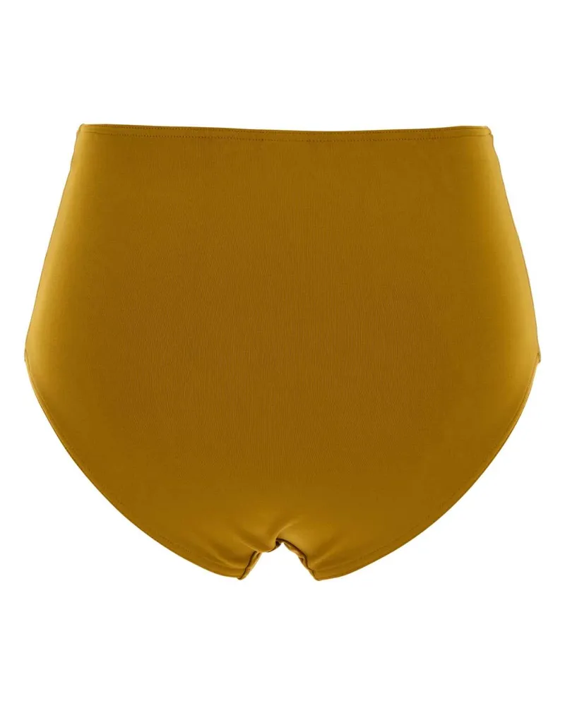 Eres Stretch Nylon Bikini Bottom — Gold Gold