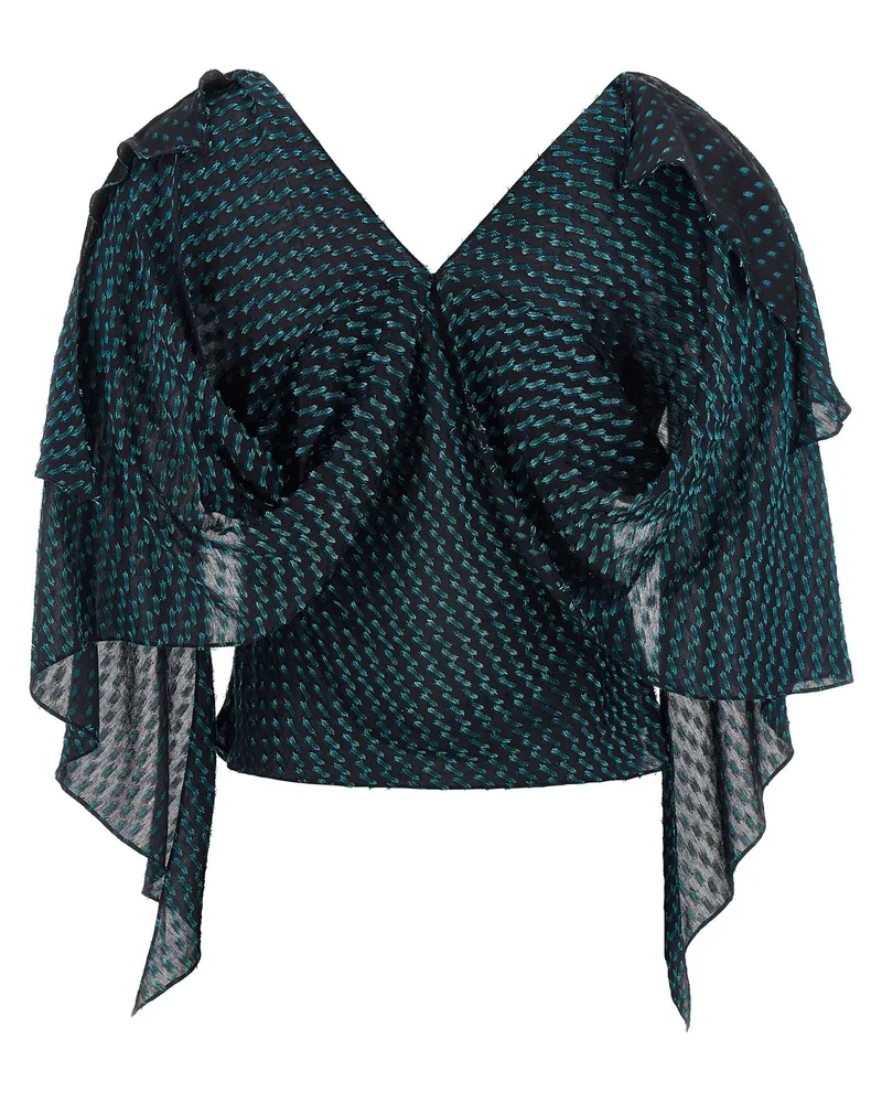 KIKO KOSTADINOV Women's Blue Modal Blouse Blue
