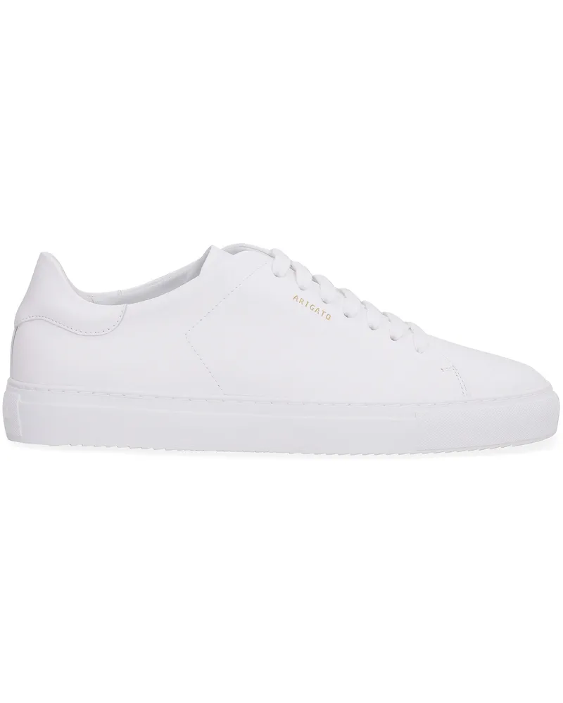 Axel Arigato Men's Sneakers Clean 90 Leather White Calf Trainers 