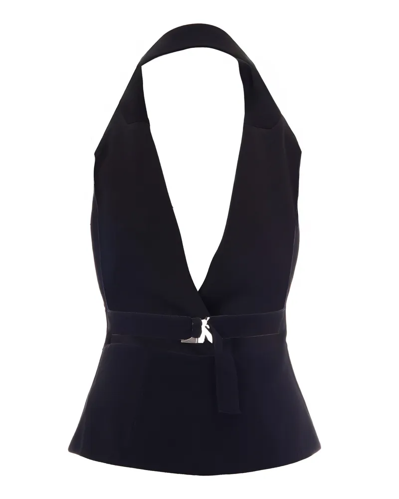 Patrizia Pepe Women's Waistcoat Black Main Fabric: Polyester Waistcoats & Gilets Black