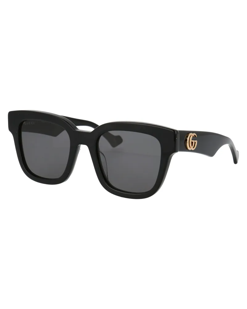 Gucci GG0998S Acetate Square Sunglasses — Black Black