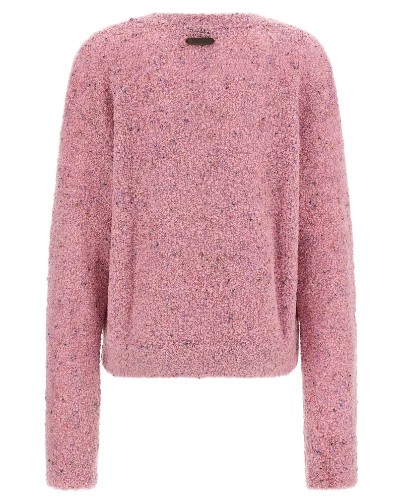 Moschino Women's Multicolor Virgin Wool Cardigan Clothing Pink
